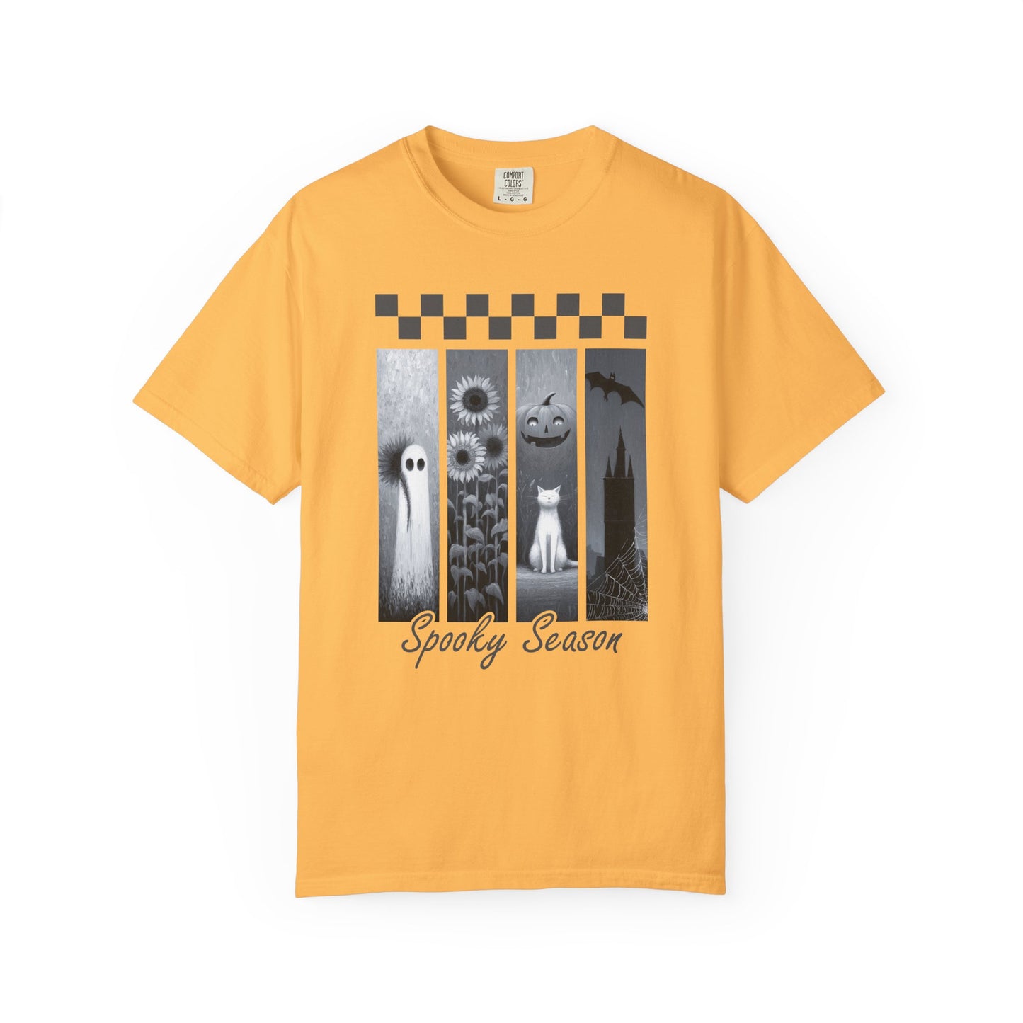 Comfort Colors Halloween Graphic Tee, Spooky Season T-shirt, Fall Festival Shirt, Pumpkin Patch Top, Vintage Style Modern Style Shirt
