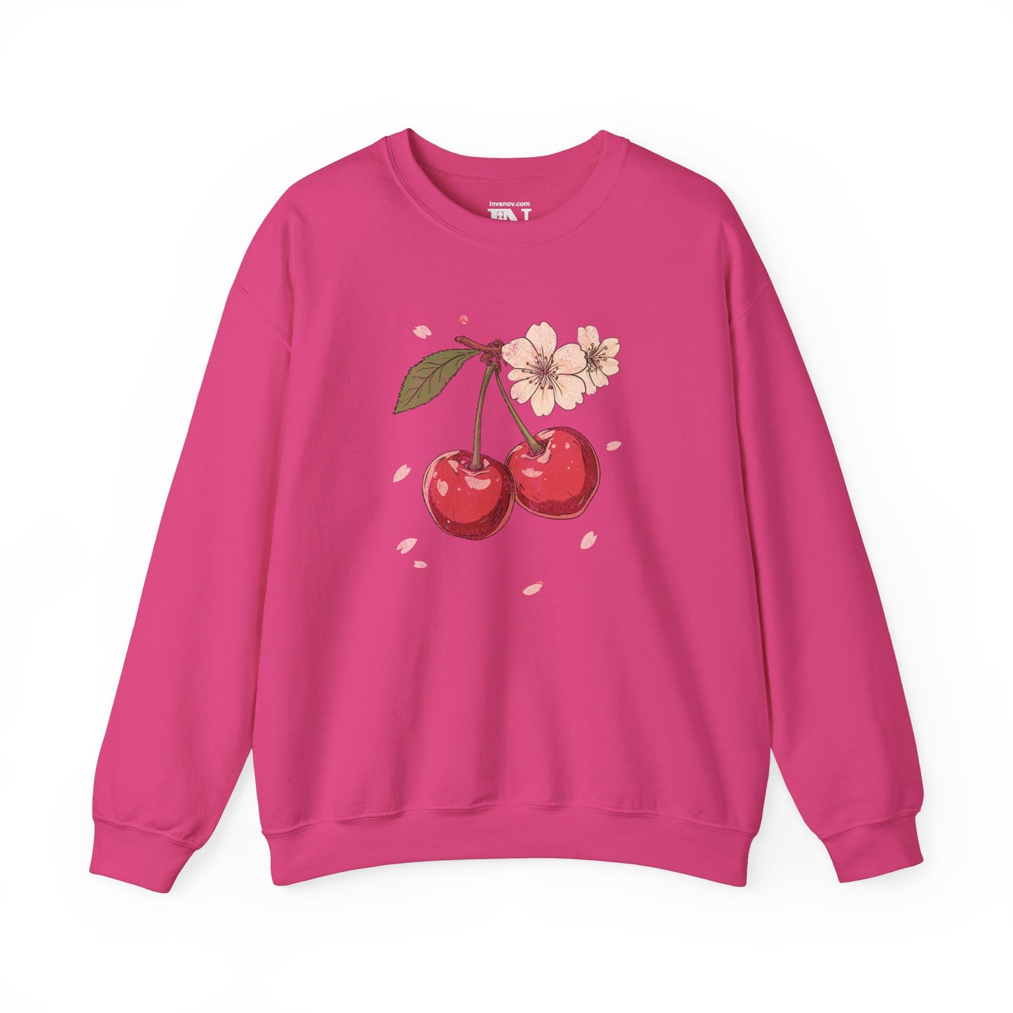 Cherry Blossom Sweatshirt, Vintage Style Distressed Sweater, Sakura Flower Spring Crewneck, Valentine's Day Gift, Mother's Day Gift