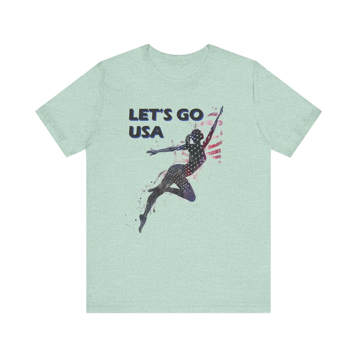 American Gymnastics Shirt, Gymnast T-shirt, USA Flag Shirt, Summer Gymnastics Shirt, Gymnastics Enthusiast Gifts, Gymnastics Team Shirt