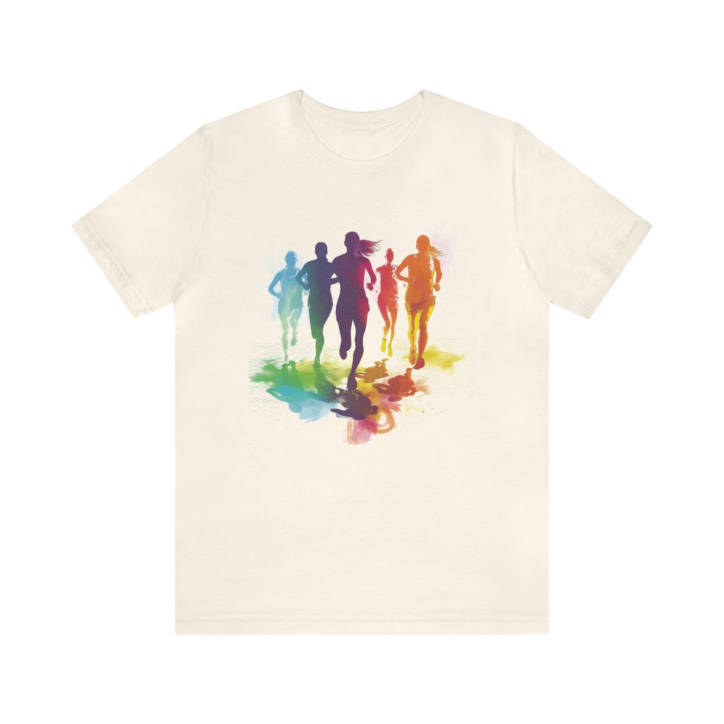 LGBTQ Runner Shirt Marathon Running Tshirt Half Marathon Tee Rainbow Color Running Shirt Gift for Runner Graphic Running T-Shirt Running Cloths