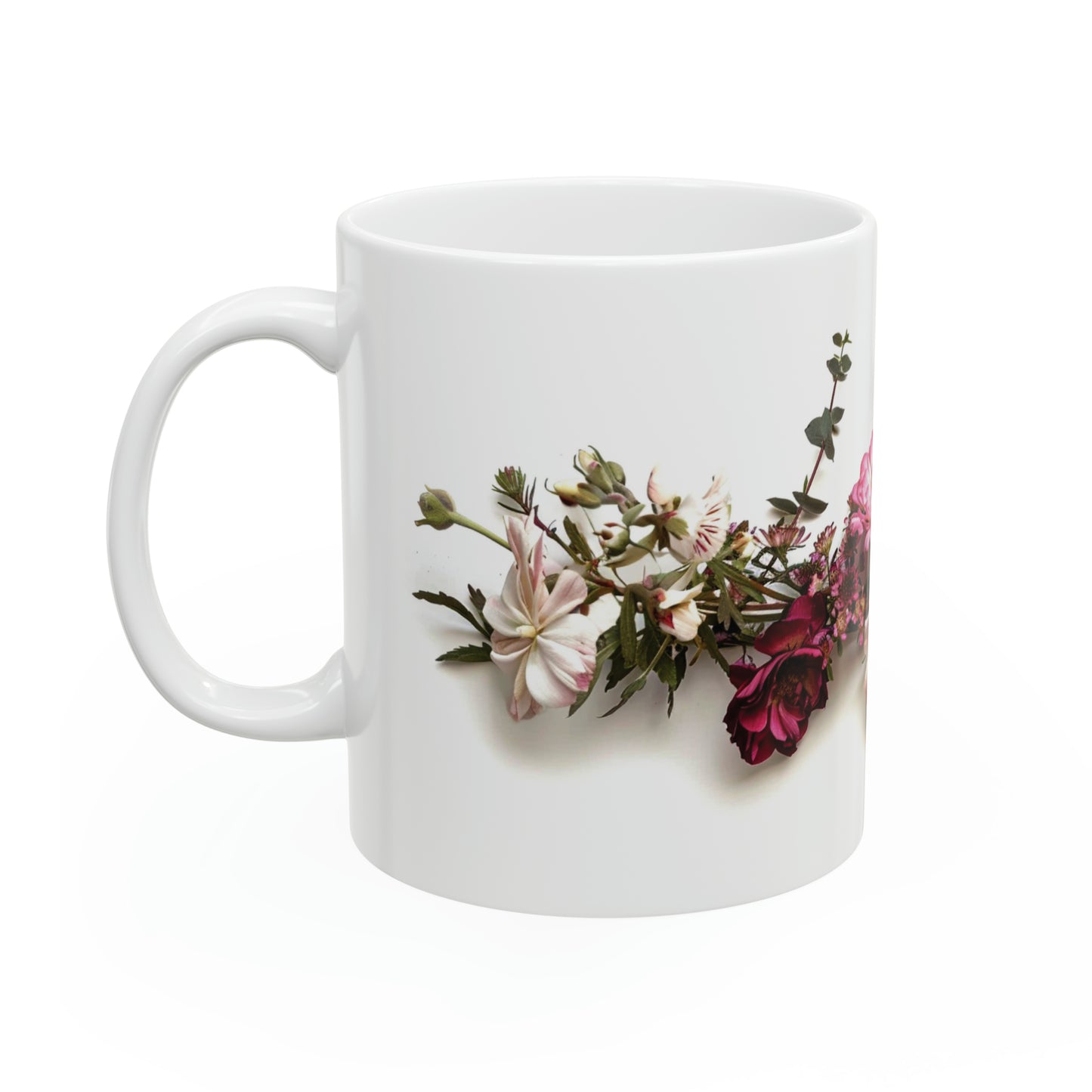 Wildflower Mug, Flower Bouquet Mug, Boho Flower Tea Cup, Mother Day Gift, Flower Lover, Botanical Coffee Mug, Cottagecore Mug, Floral Mug