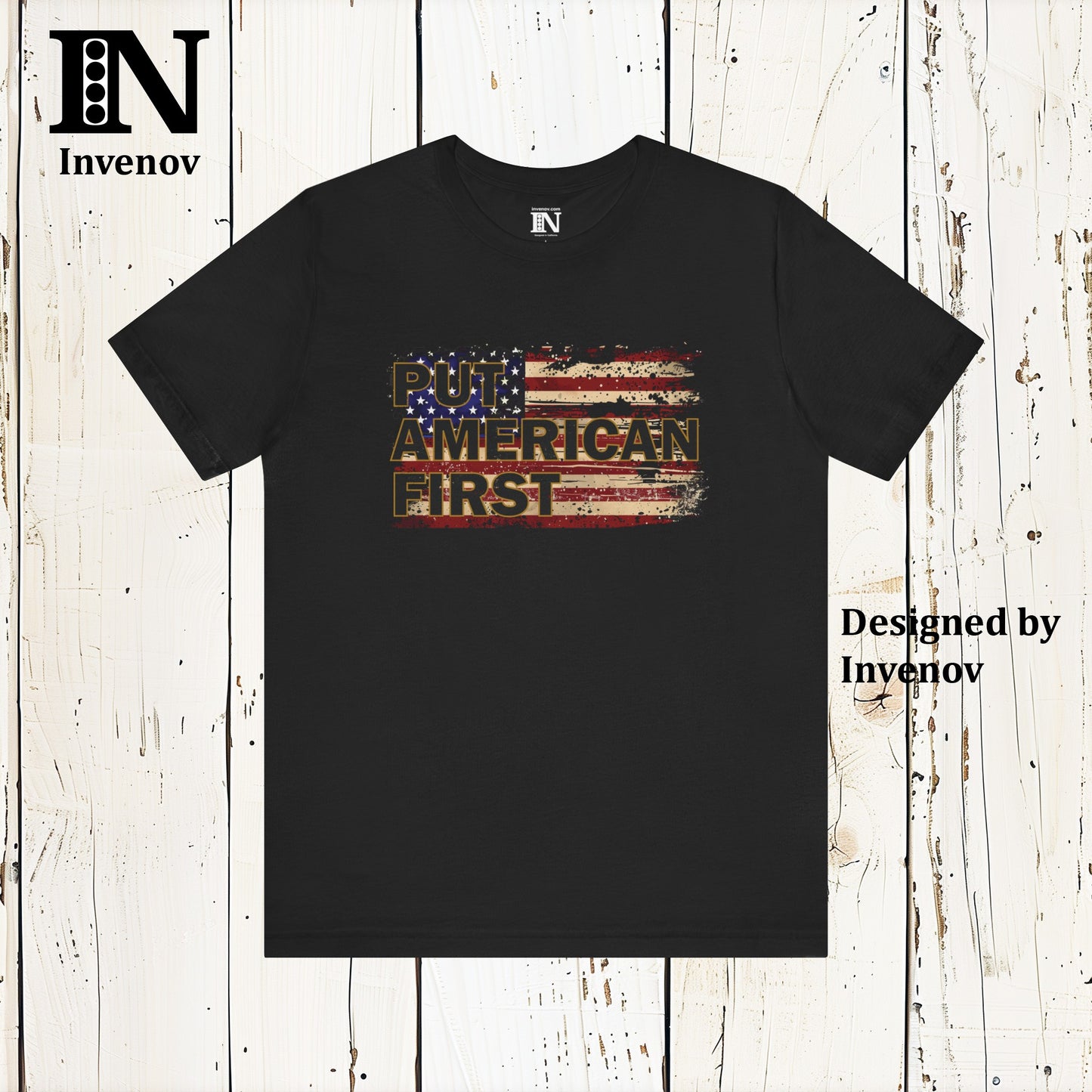 Put American First Shirt, American Shirt, American First Shirt, Patriotic Shirt, American Flag Shirt, Election 2024 Shirt, USA Vote Shirt