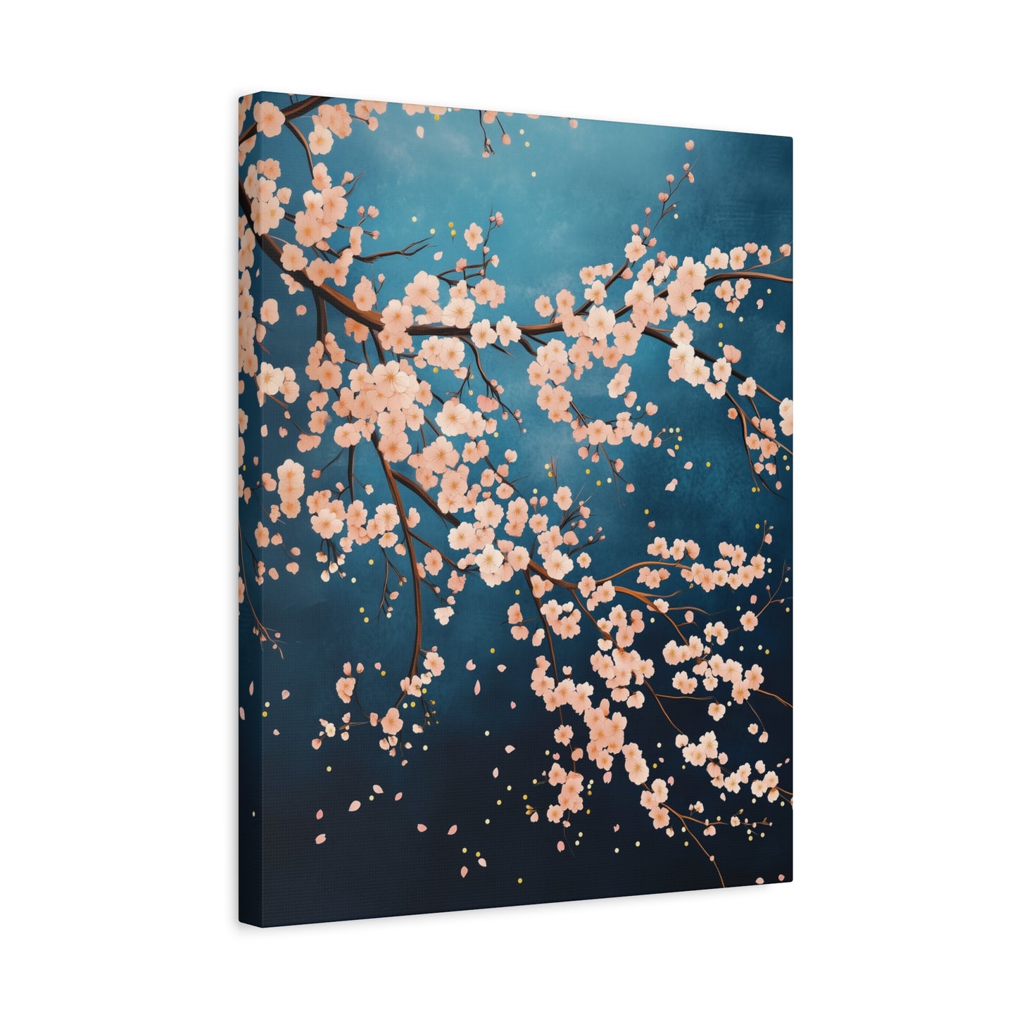 Japanese Cherry Blossom Canvas Wall Art, Home Decor, Sakura Flower Wall Art, Office Decor, Tranquil Artwork, Modern Floral Painting