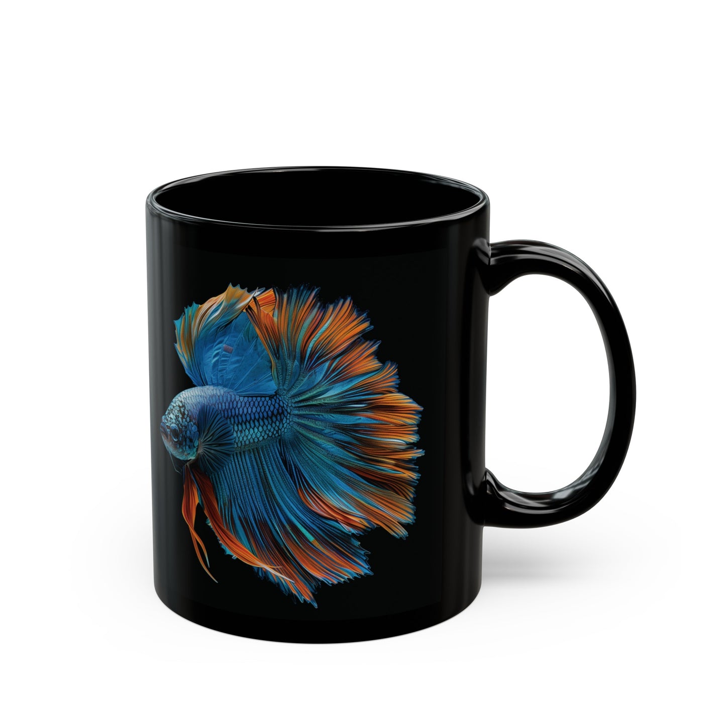 Betta Fish Mug, Aquarium Mug, Fish Coffee Mug, Fish Lover Mug, Birthday Gift, Tropical Fish Mug, Exotic Fish Mug, Coffee Mug, Tea Cup