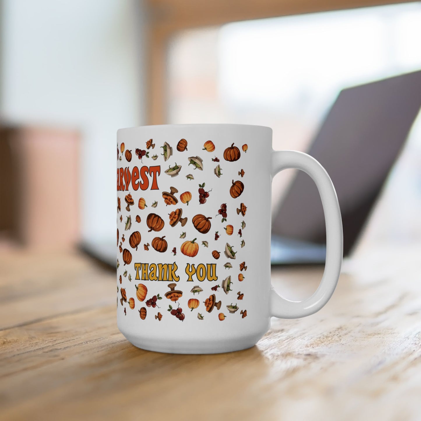 Fall Coffee Mug, Autumn Mug, Pumpkin Mug, Thank You Mug, Fall Decor Mug, Autumn Decor Mug, Thanksgiving Gifts, Thanksgiving Mug