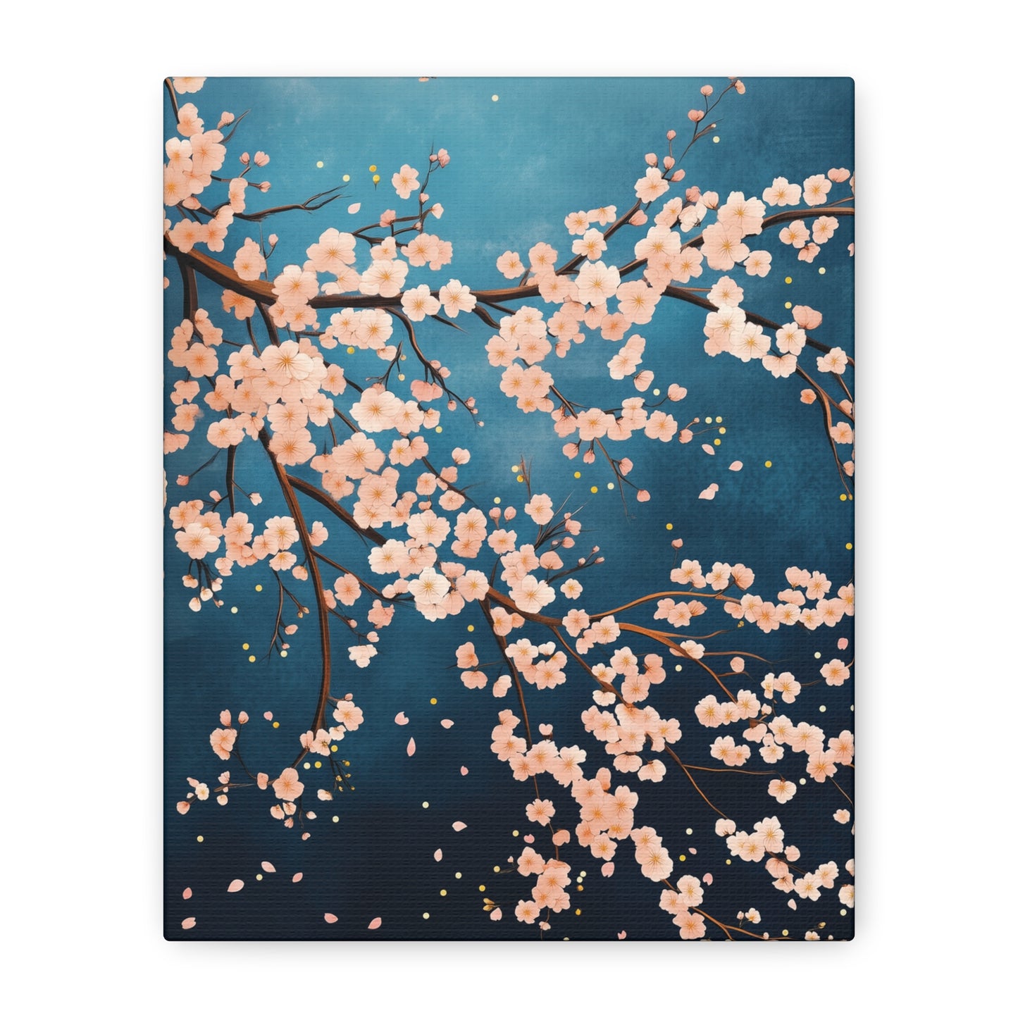 Japanese Cherry Blossom Canvas Wall Art, Home Decor, Sakura Flower Wall Art, Office Decor, Tranquil Artwork, Modern Floral Painting