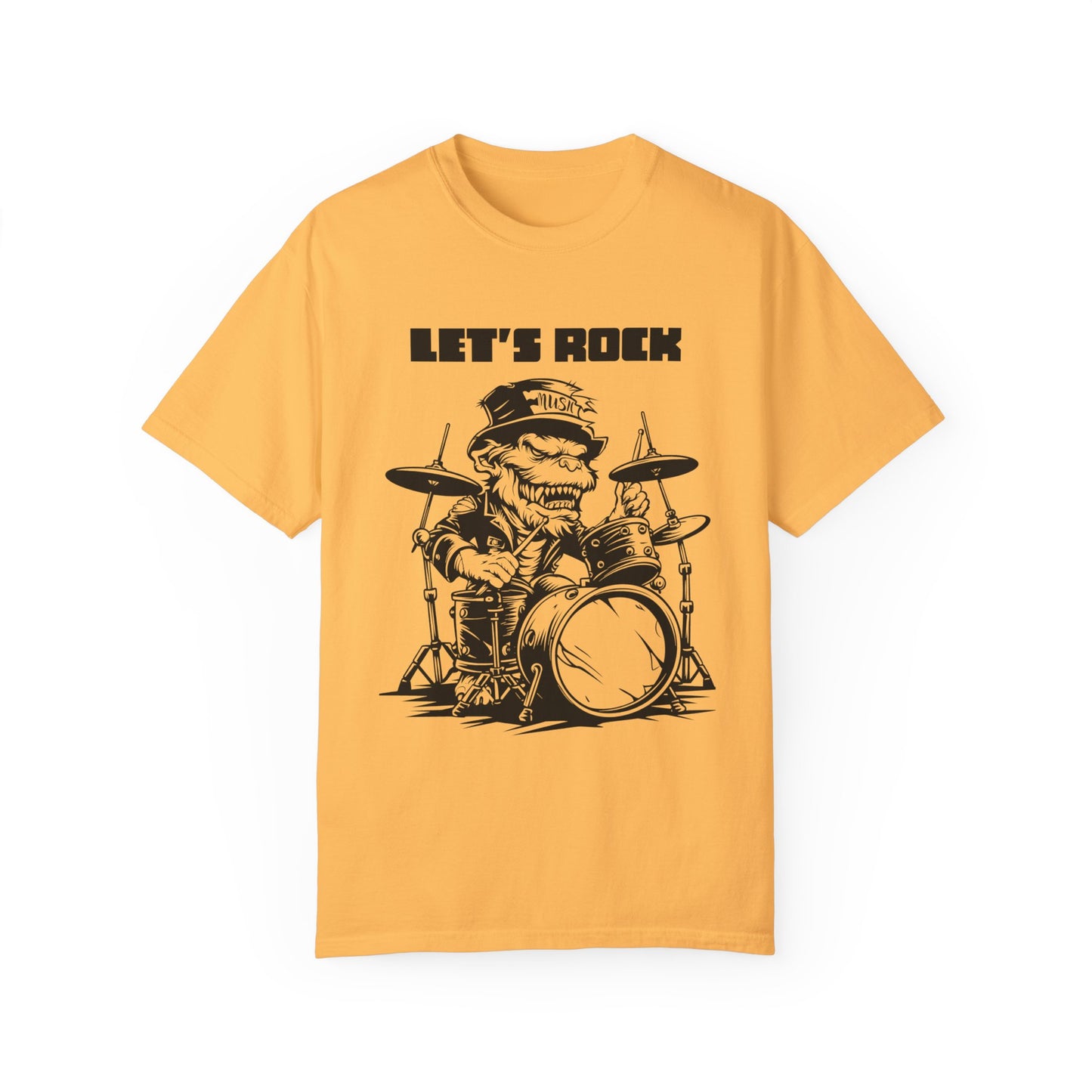 Comfort Colors Music Shirt, Music Party Shirt, Music Festival T-Shirt, Dog plays Drum Set Shirt, Funny Dog Shirt, Pet Lover Shirt, Music Tee