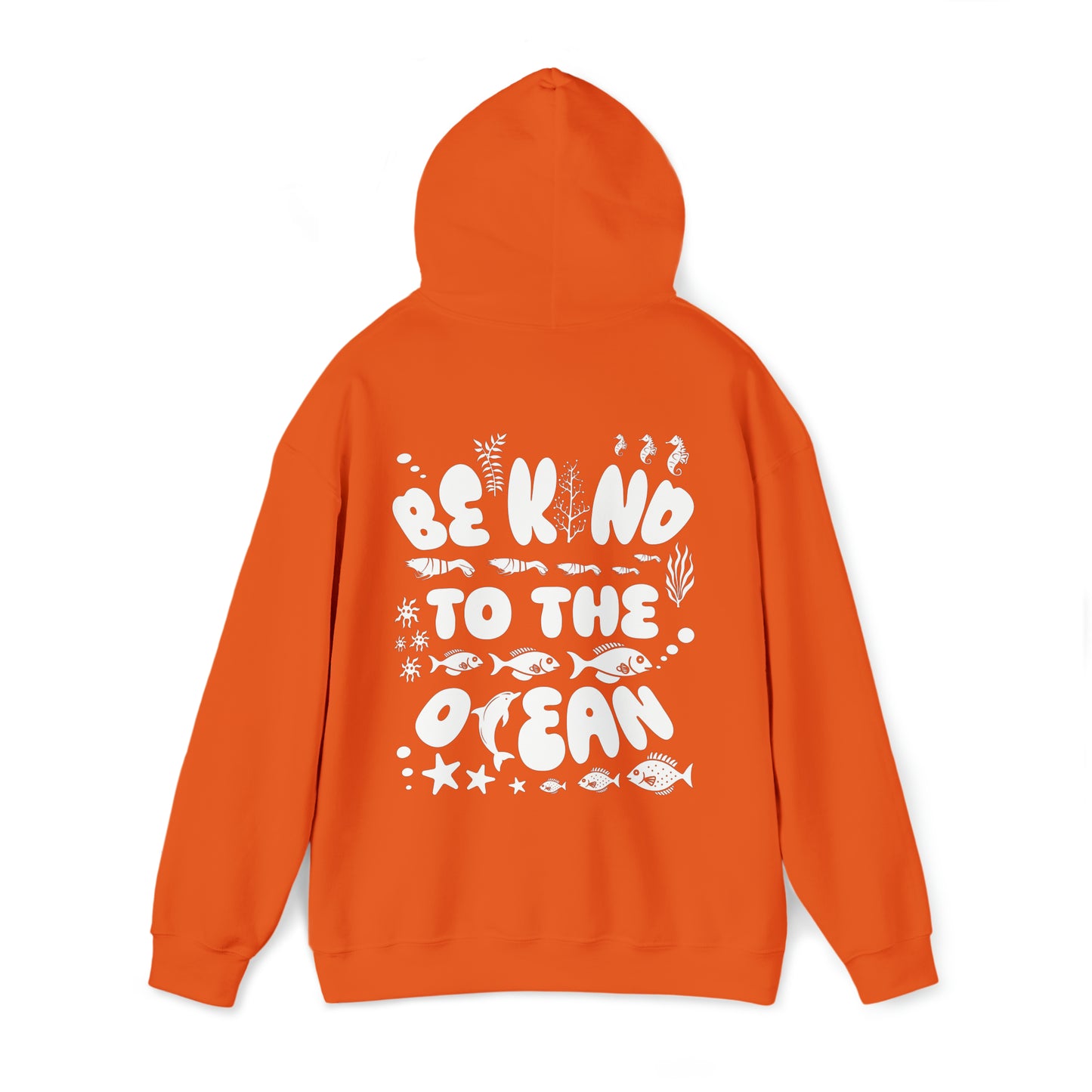 Be Kind to The Ocean Hoodie, Save the Ocean Hoodie, Ocean Life Hoodie, Marine Life Hoodie, Protect Our Ocean Hoodie, Aesthetic Hoodie