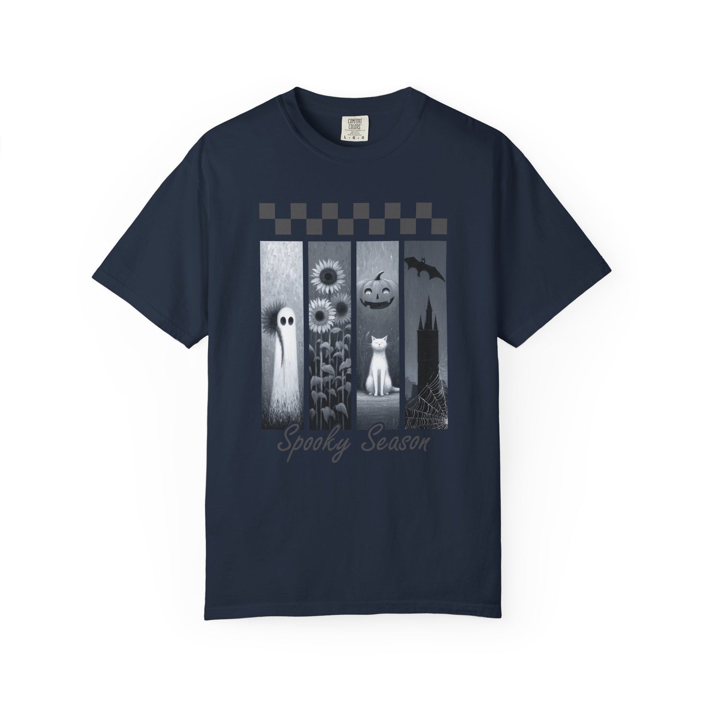 Comfort Colors Halloween Graphic Tee, Spooky Season T-shirt, Fall Festival Shirt, Pumpkin Patch Top, Vintage Style Modern Style Shirt