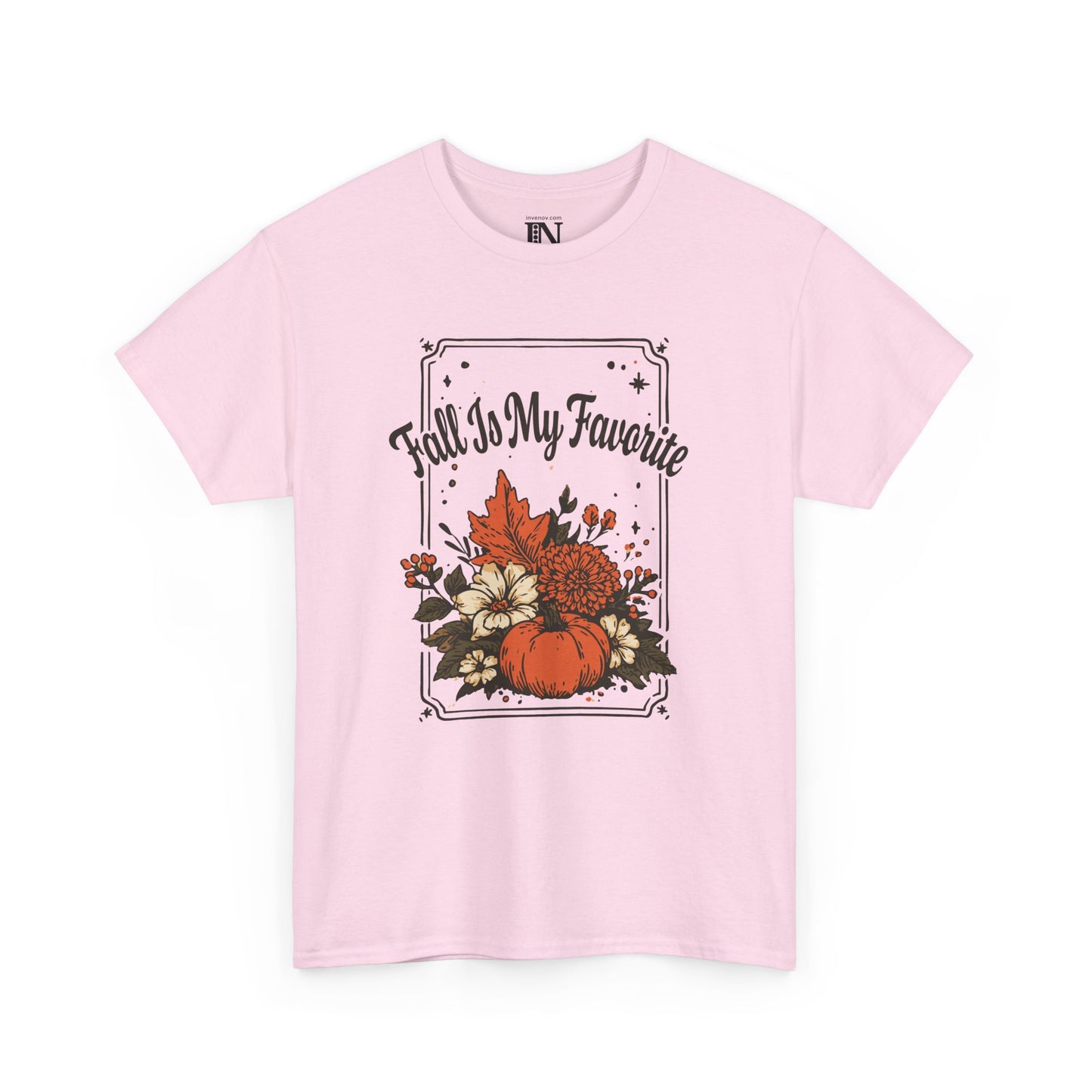 Fall Is My Favorite Graphic Tee, Autumn Pumpkin Patch Shirt, Harvest Season Apparel, Fall Seasonal Graphic Tee, Cozy Fall T-Shirt