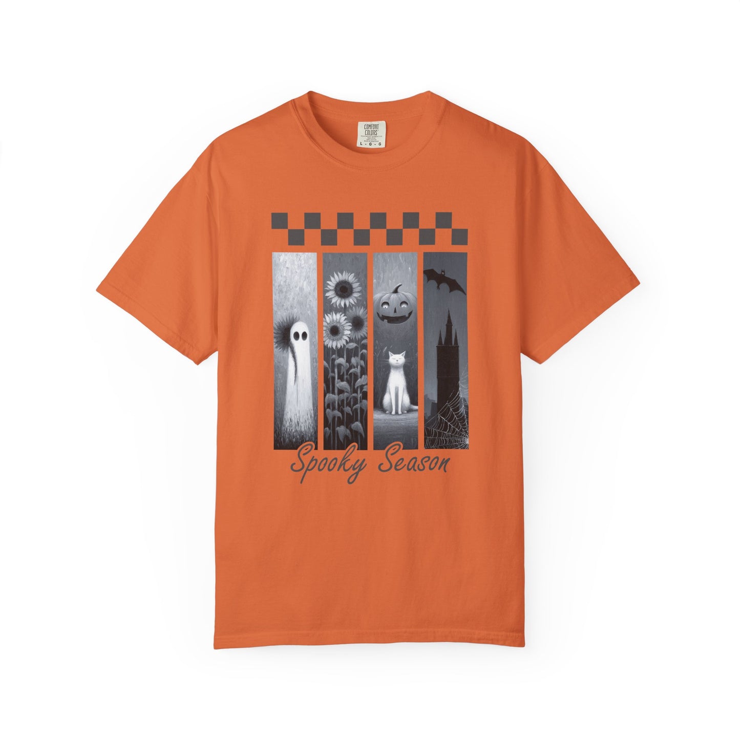 Comfort Colors Halloween Graphic Tee, Spooky Season T-shirt, Fall Festival Shirt, Pumpkin Patch Top, Vintage Style Modern Style Shirt