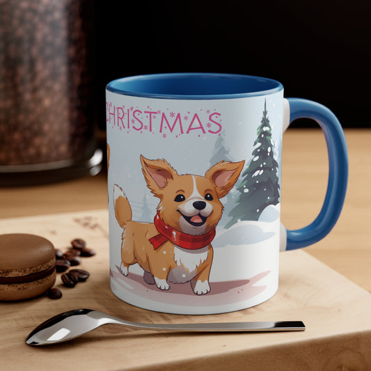 Christmas Mug, Corki Mug, Christmas Corki Mug, Funny Dog Coffee Mug, Winter Cup, December Cup, Christmas Gift Idea, Gift for Corki Owner