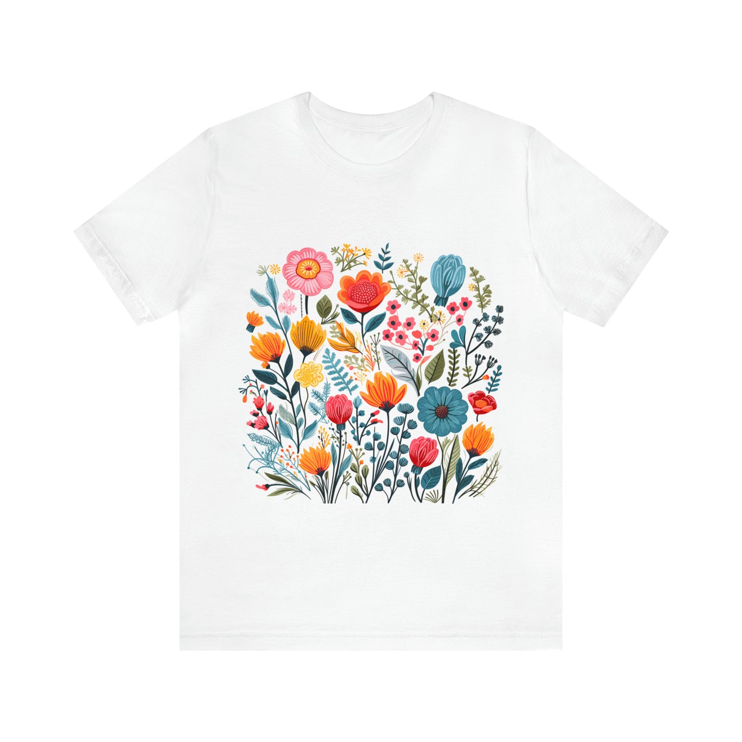 Flower Shirt, Floral Shirt, Garden Shirt, Wildflower Shirt, Botanical Shirt, Cottagecore Shirt, Aesthetic Shirt, Nature Shirt, Gift for her