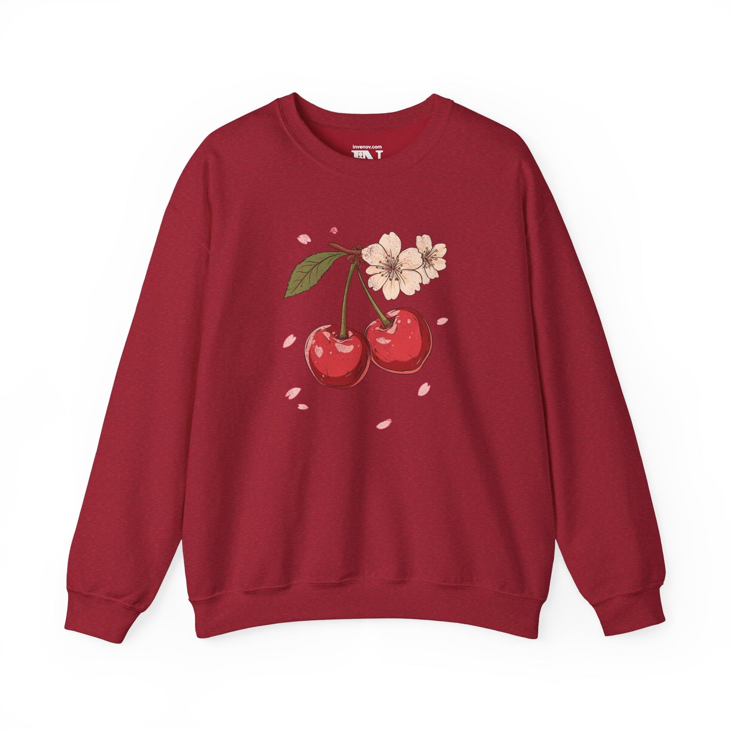 Cherry Blossom Sweatshirt, Vintage Style Distressed Sweater, Sakura Flower Spring Crewneck, Valentine's Day Gift, Mother's Day Gift