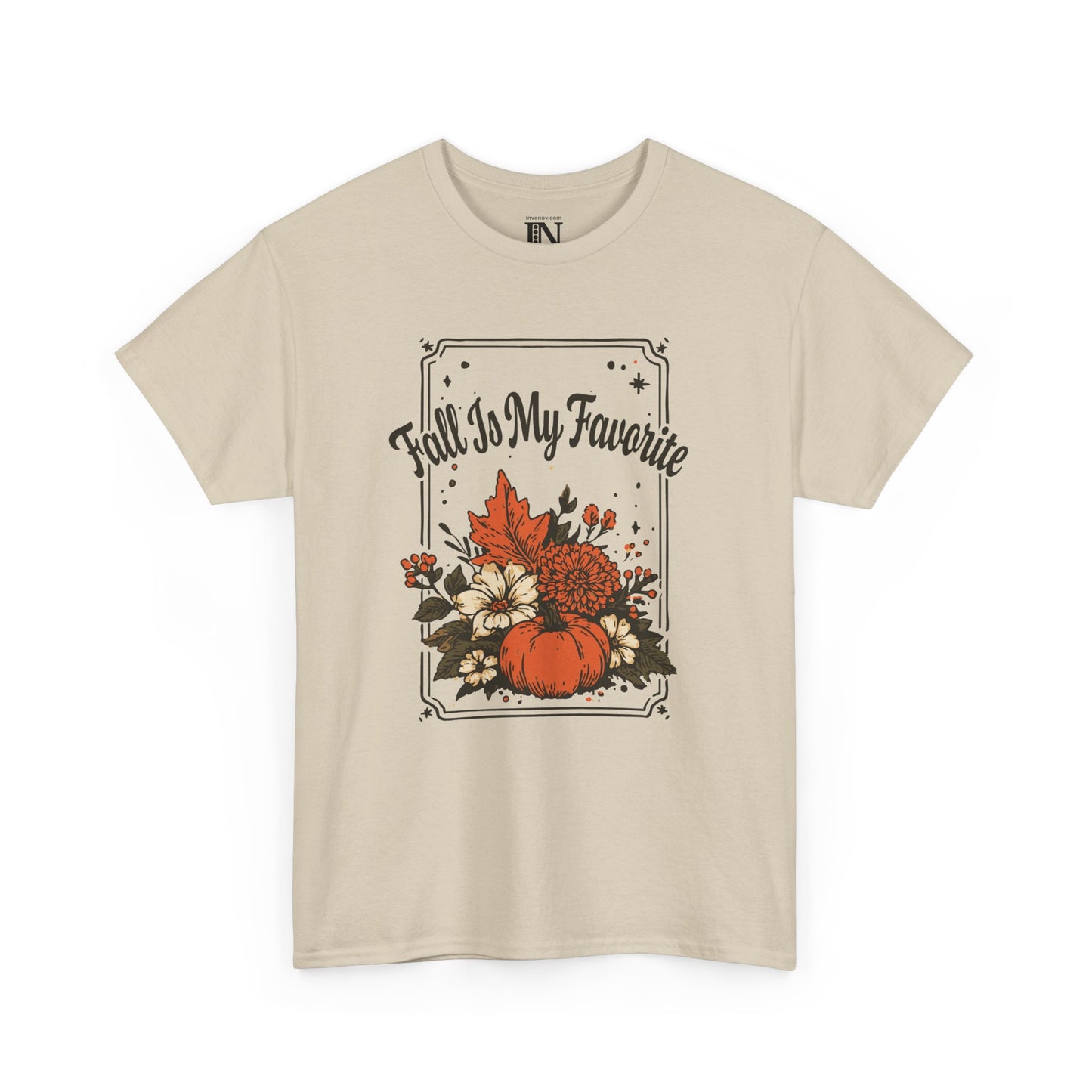 Fall Is My Favorite Graphic Tee, Autumn Pumpkin Patch Shirt, Harvest Season Apparel, Fall Seasonal Graphic Tee, Cozy Fall T-Shirt