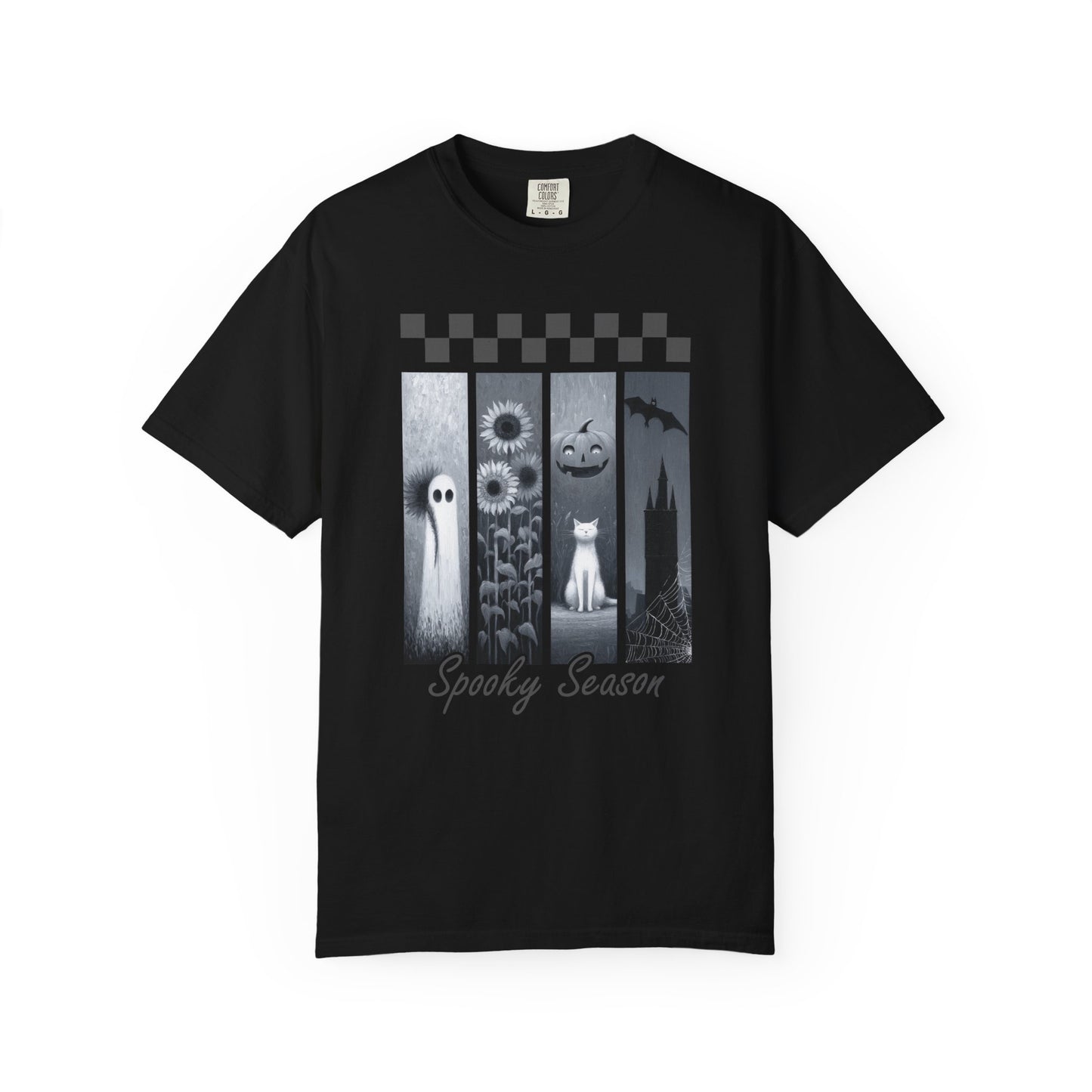 Comfort Colors Halloween Graphic Tee, Spooky Season T-shirt, Fall Festival Shirt, Pumpkin Patch Top, Vintage Style Modern Style Shirt