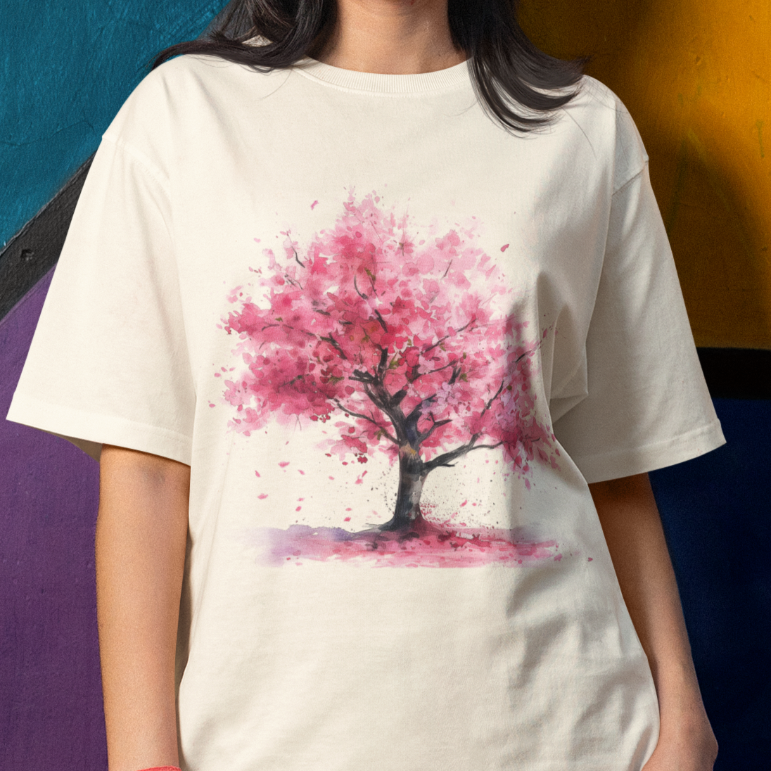 Comfort Color Cherry Blossom Shirt, Sakura Tree T-Shirt, Japanese Flower Shirt, Garden Shirt, Wild Flower Tee, Botanical Shirt, Spring Tee