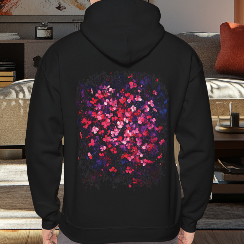 Cherry Blossom Hoodie, Sakura Tree Hoodie, Sakura Flower Hoodie, Japanese Hoodie, Japan Lover Hoodie, Flower Painting Hoodie, Gift for her