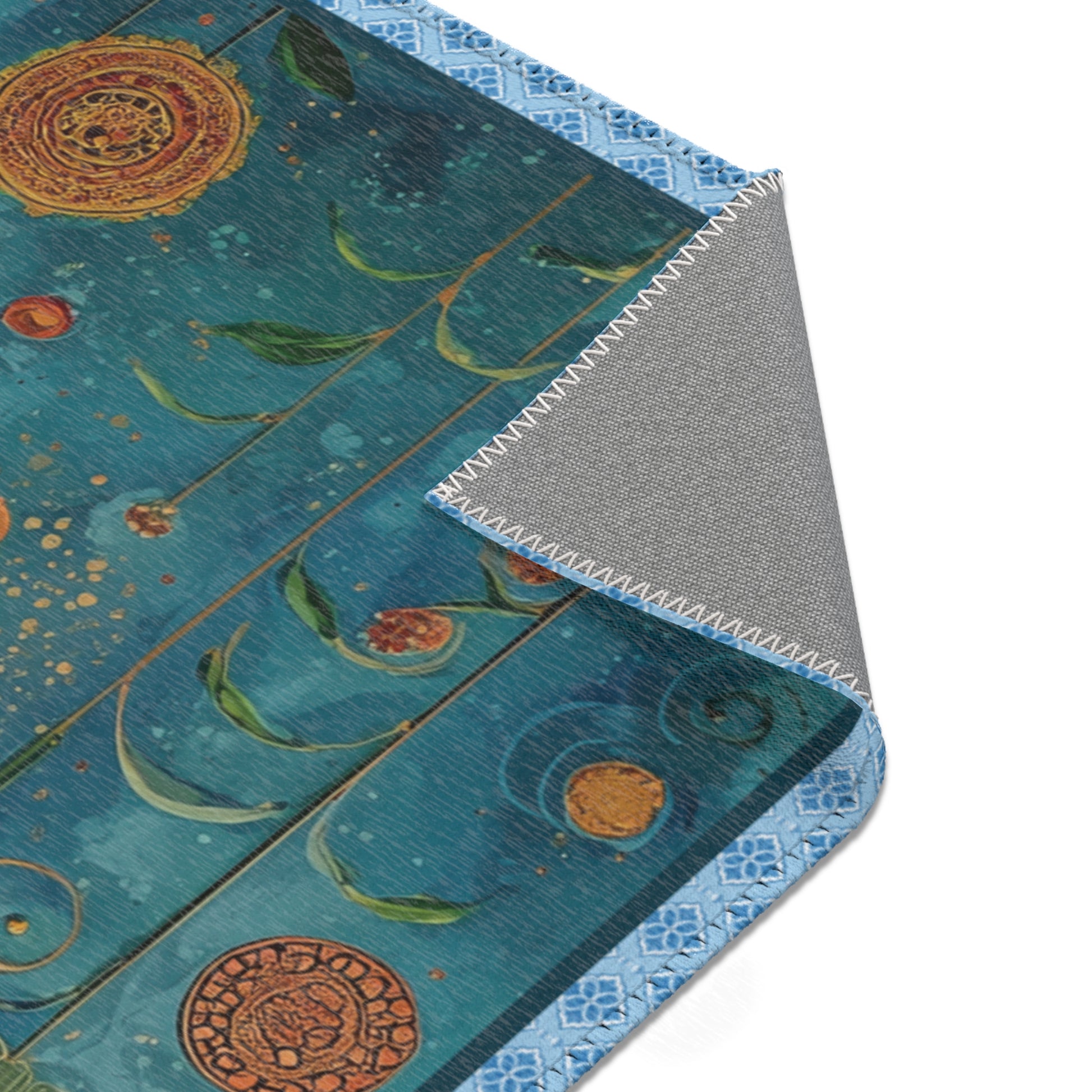 close up image for the area rug