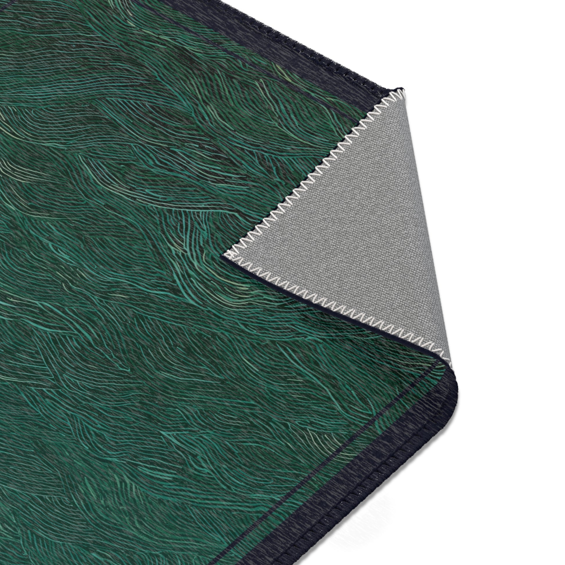 close up of an area rug