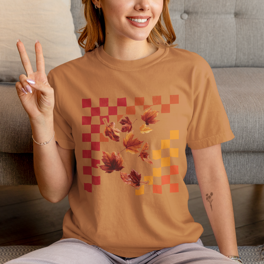 Autumn Leaves Graphic T-shirt, Fall Festival Shirt, Fall Maple Shirt, Autumn Season Shirt, Cozy Fall Wardrobe, Nostalgic Autumn Gift