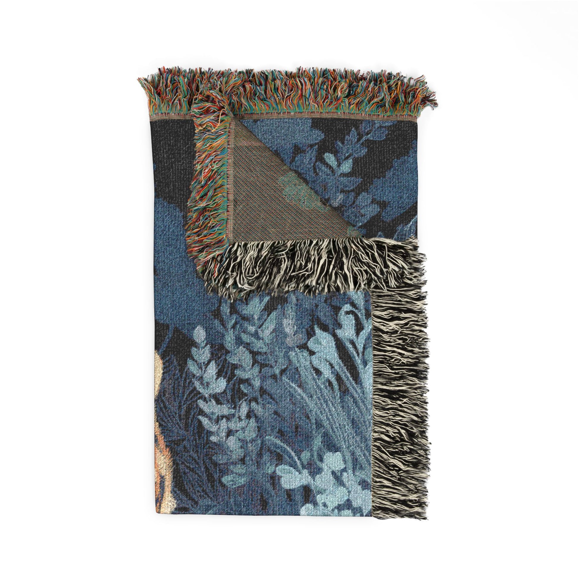 Tapestry with a tiger design 