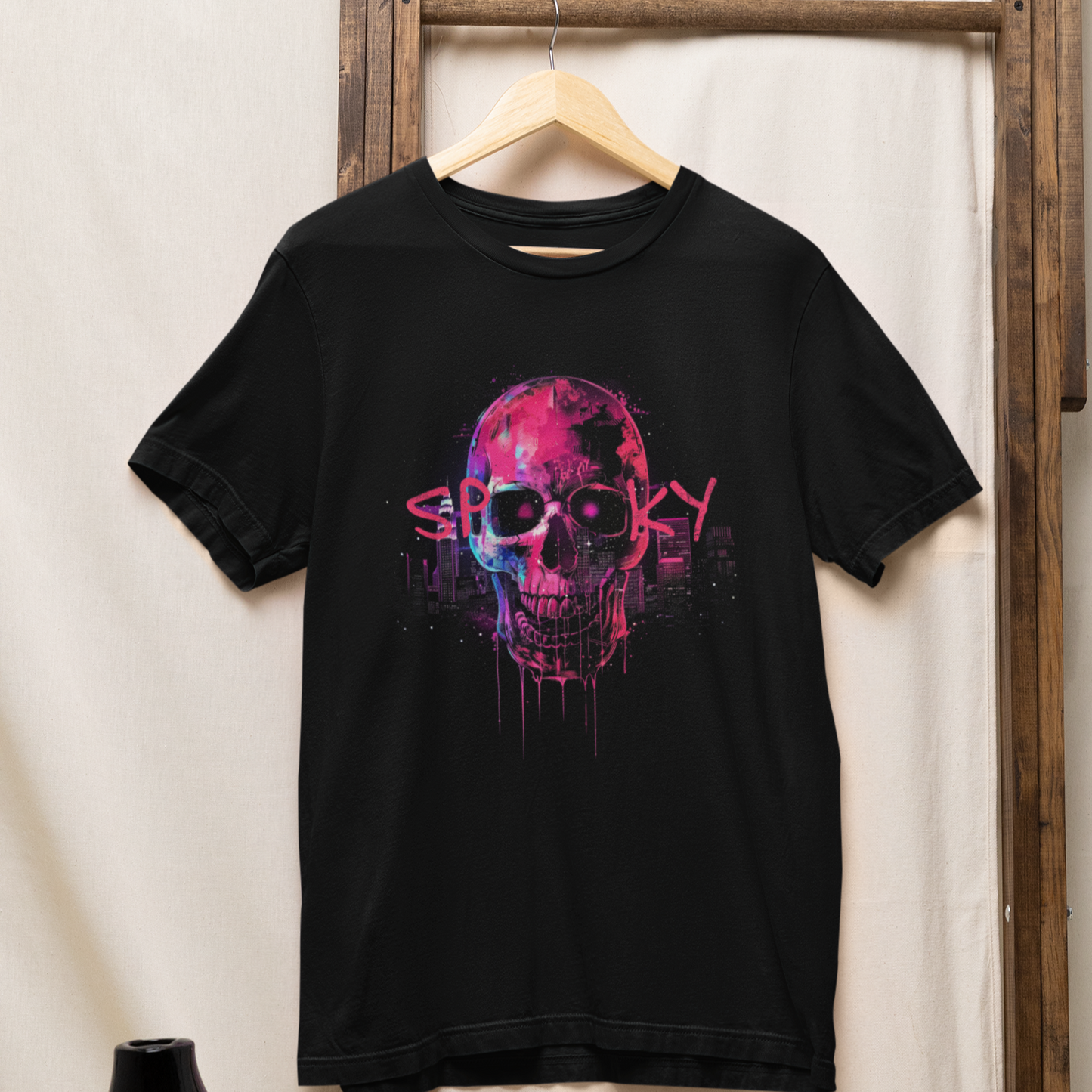 Spooky Skull Shirt, Halloween Shirt, Skull Shirt, Spooky TShirt, Halloween Gift, Halloween Gift Idea, Scary Halloween Shirt, Neon Skull Tee