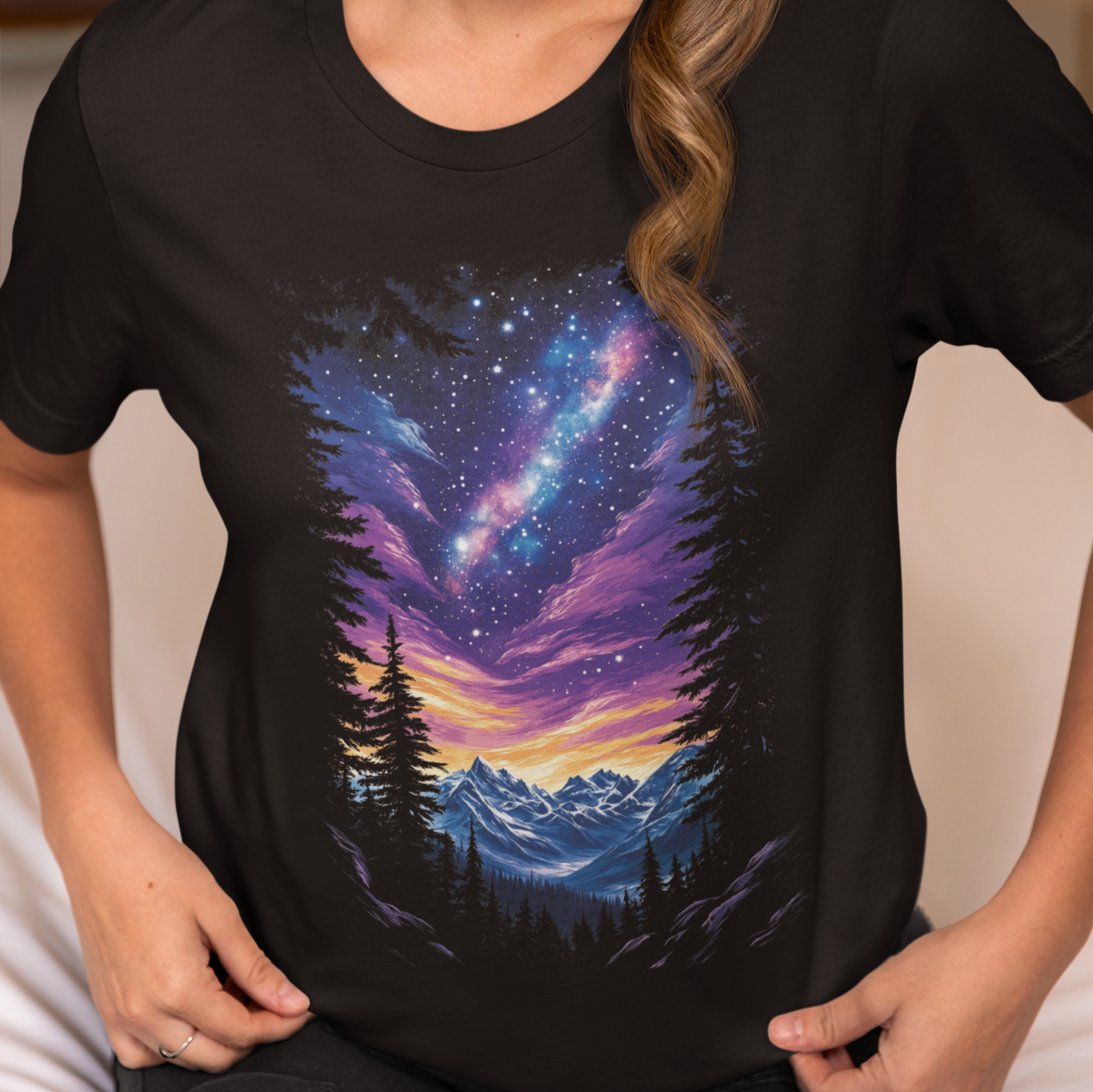 Milkyway Shirt, Milky Way T-Shirt, Nature shirt, Adventure Shirt, Exploration Shirt, Wild Living Shirt, Camping Tshirt, Star Galaxy Shirt