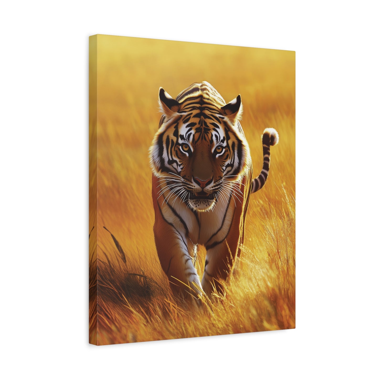 Tiger Family Canvas Wall Art Canvas Set, Nature Wildlife Prints, Home Office Decor, Majestic Tiger Artwork, Africa Safari Canvas, Set of 2