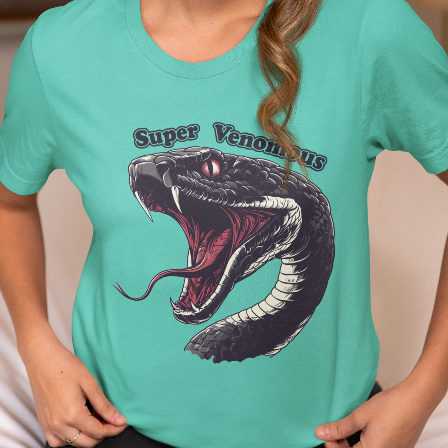 Snake Graphic Shirt, Venomous Shirt, Cool Snake Shirt, Snake Lover Shirt, Snake Poison Shirt, Camping Shirt, Angry Snake Tee, Vicious Snake