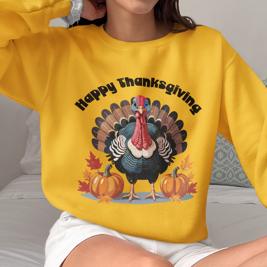 Thanksgiving Sweatshirt, Turkey Sweatshirt, Chicken Sweatshirt, Fall Sweatshirt, Winter Sweatshirt, Thanksgiving Gift, Thanksgiving Sweater