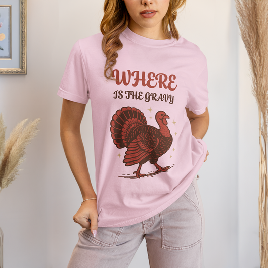 Comfort Colors Thanksgiving Turkey Shirt, Funny Turkey T-shirt, Funny Fall Tee, Turkey Lover Gift, Thanksgiving Apparel, Holiday Clothing