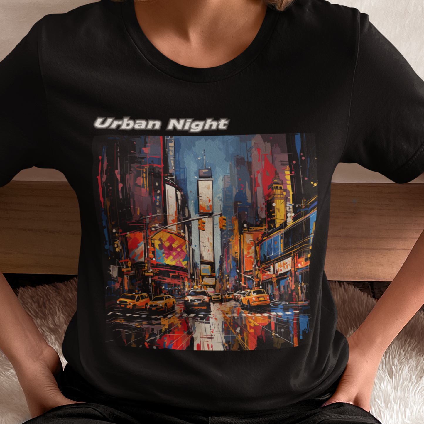 Urban Night Shirt, Graffiti T-Shirt, City Night TShirt, Urban Shirt, Busy City Shirt, Urban City Graffiti Shirt, Abstract Shirt