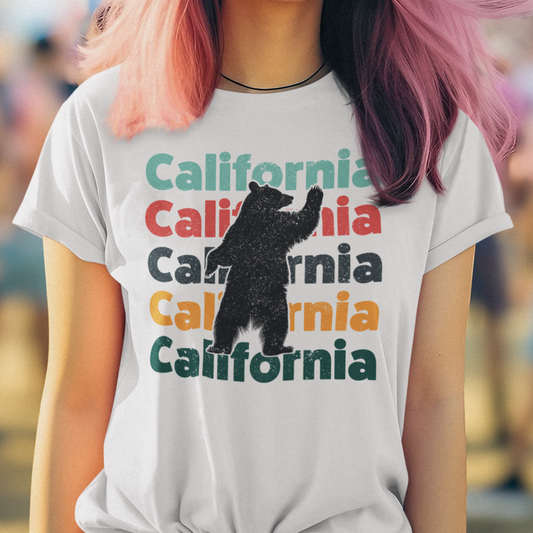 California Bear Shirt, Bear Mom Shirt, Bear Dad Shirt, Bear Graphic Tee, Bear Logo, Adventure Shirt, Hiking Shirt, Summer Camping Shirt