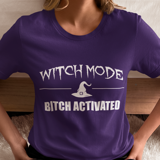 Witch Mode Shirt, Bitch Activated Shirt, Halloween Shirt, Funny Halloween Tshirt, Halloween Gifts, Halloween Joke Shirt, Spooky Halloween